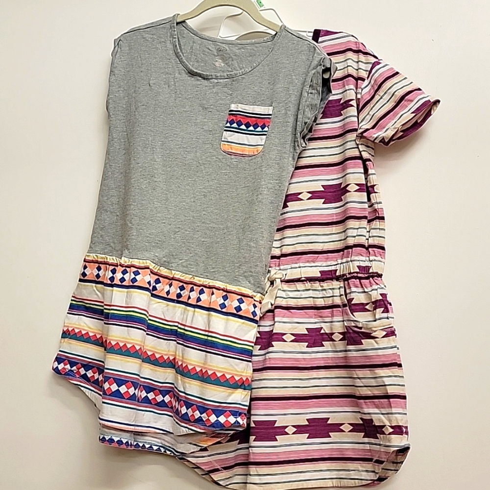 2 Tea Collection Tunic Dress Girls 14 euc